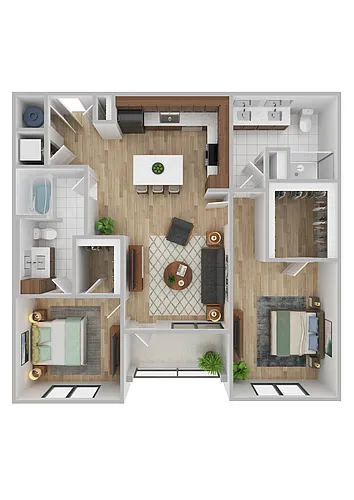 Floor plan B1