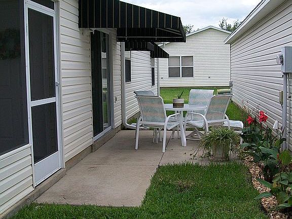 Side yard and patio