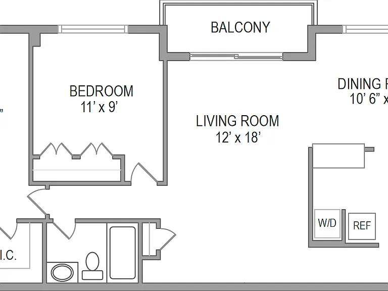 B1.2 BALCONY B1.2 BALCONY