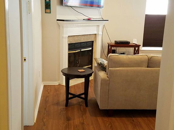 Enters into living room 