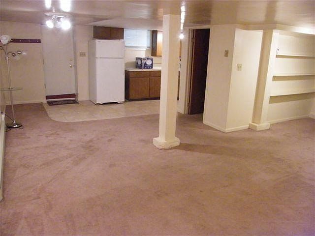 Den view into kitchen
