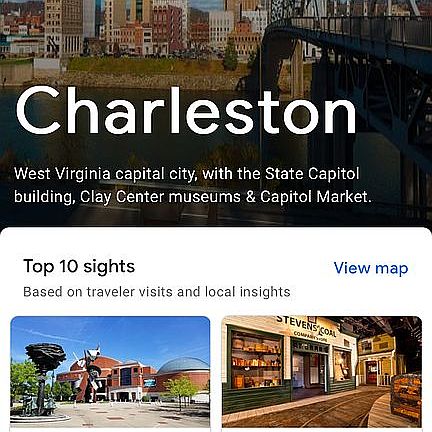 Only 25 miles to Charleston 