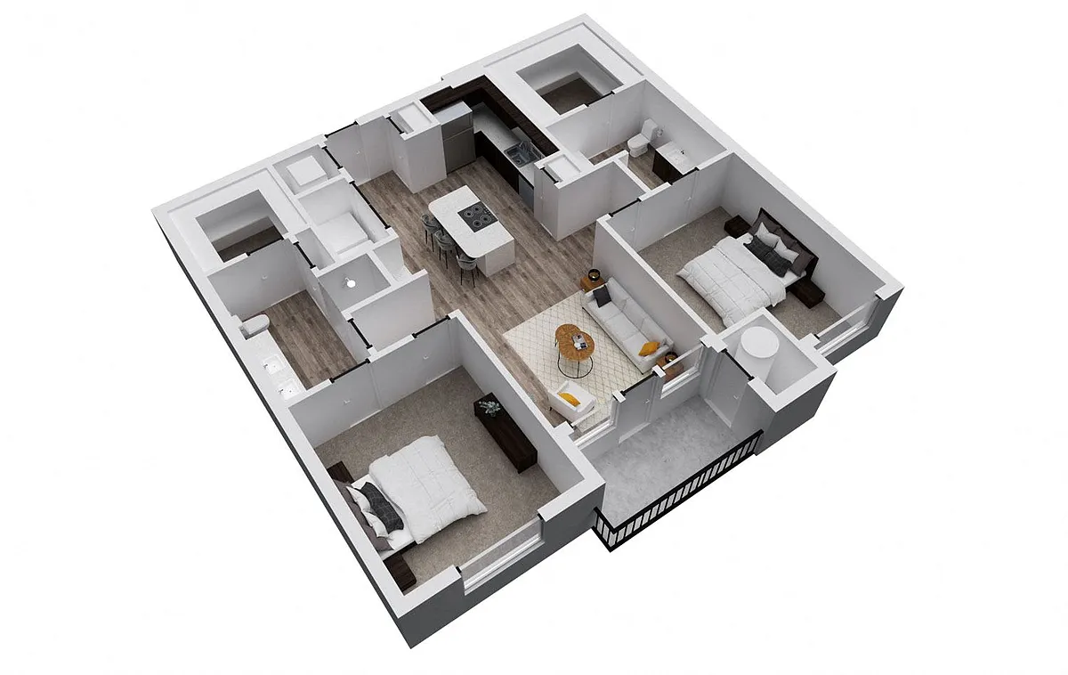 Floor plan B1