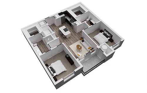 Floor plan B1