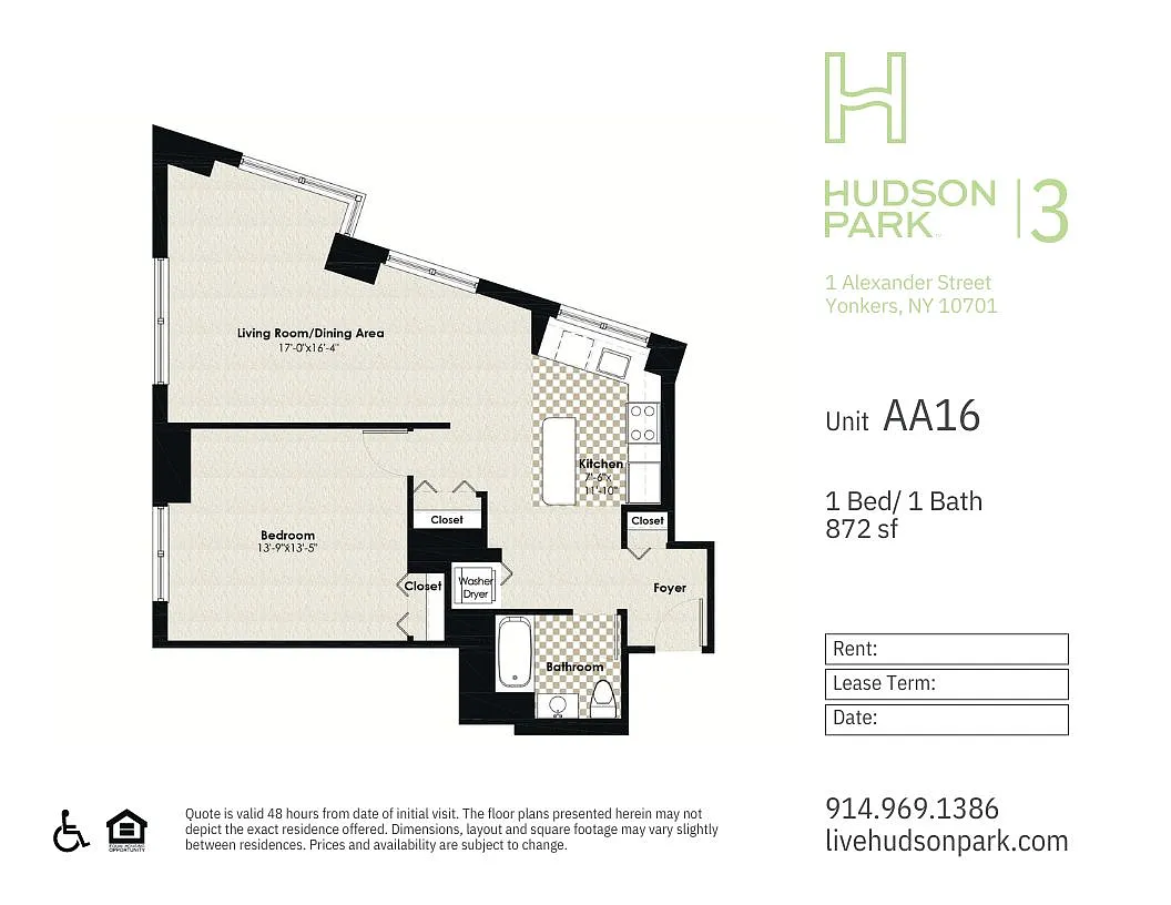 Floor plan HPN AA16