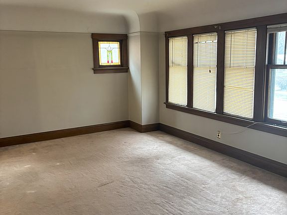 Front room with stained glass windows