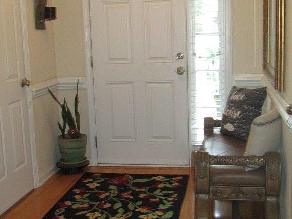 Hardwoods & coat closet