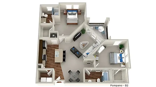 Floor plan Pompano