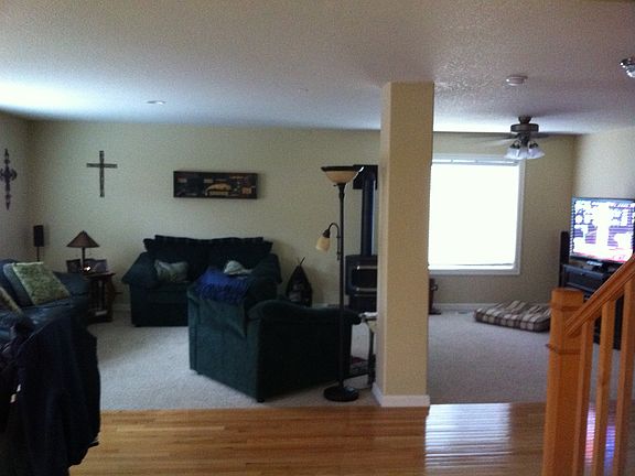 Great room, view from kitchen