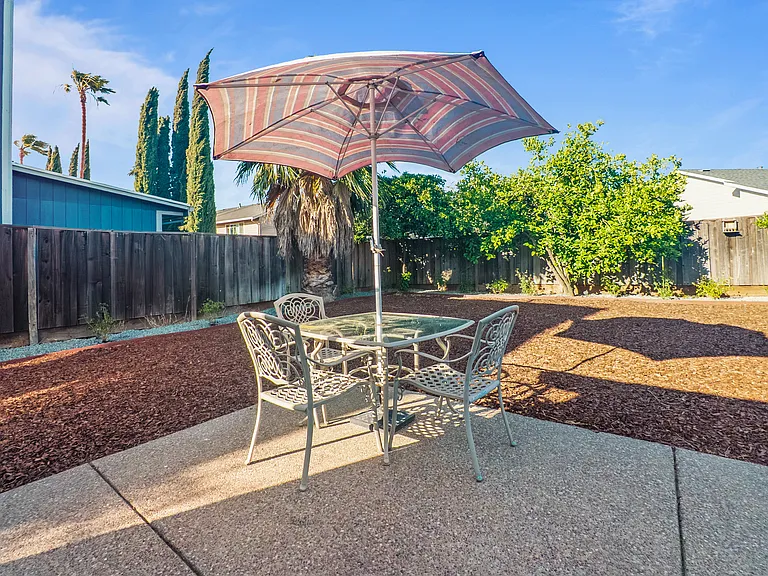 Patio sitting