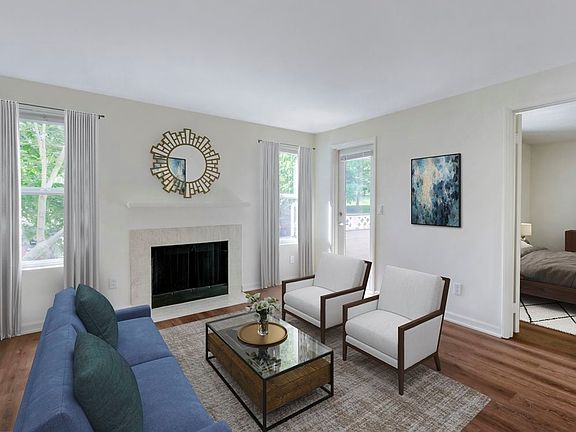 Renovated III living room with hard surface flooring