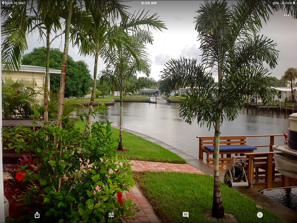Water view from rear of home