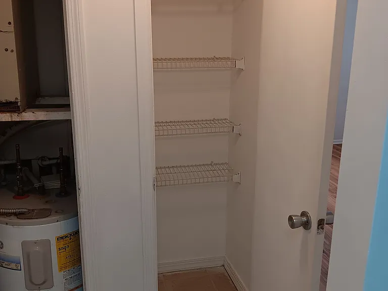 Hall closet
