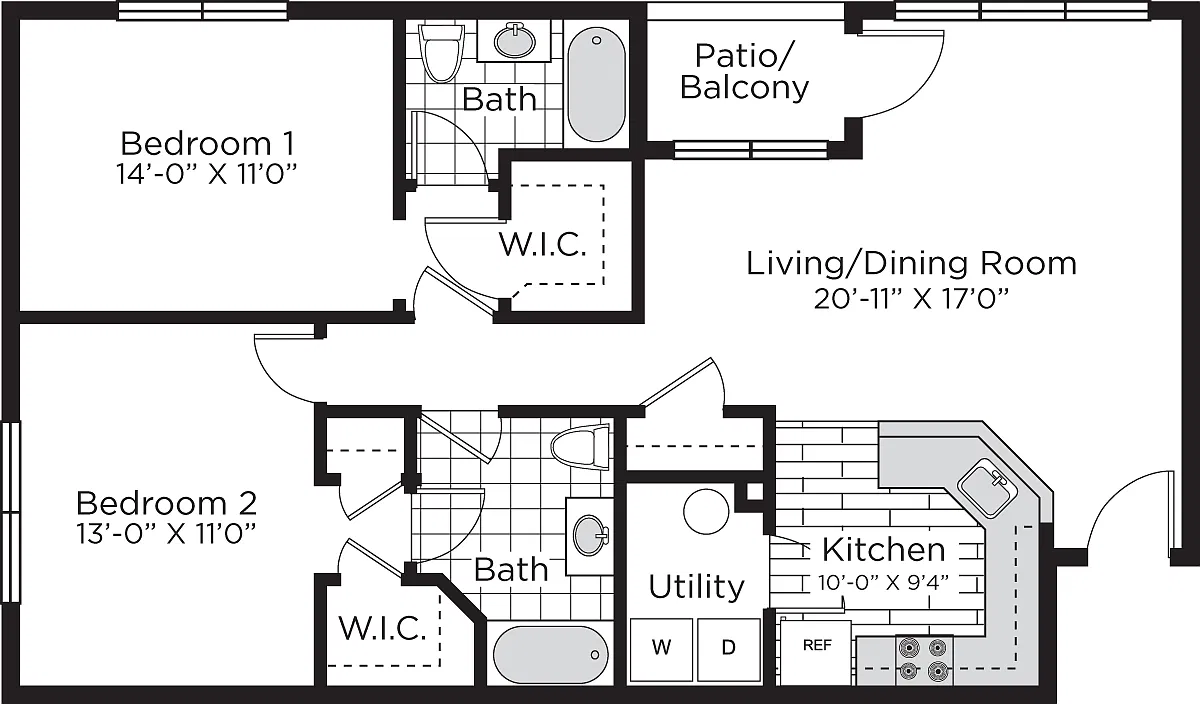 Floor plan The Carlton