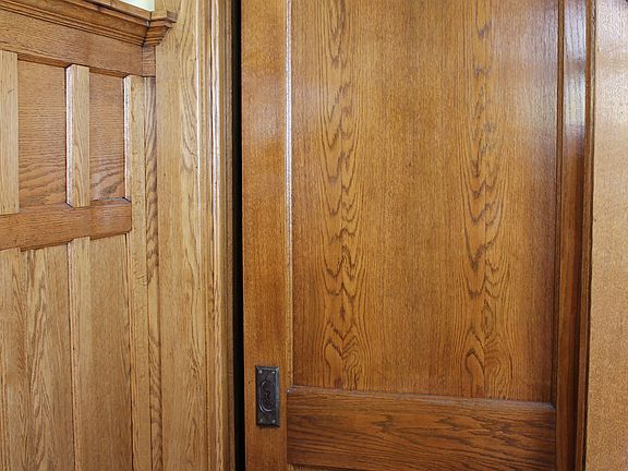 Pocket doors throughout