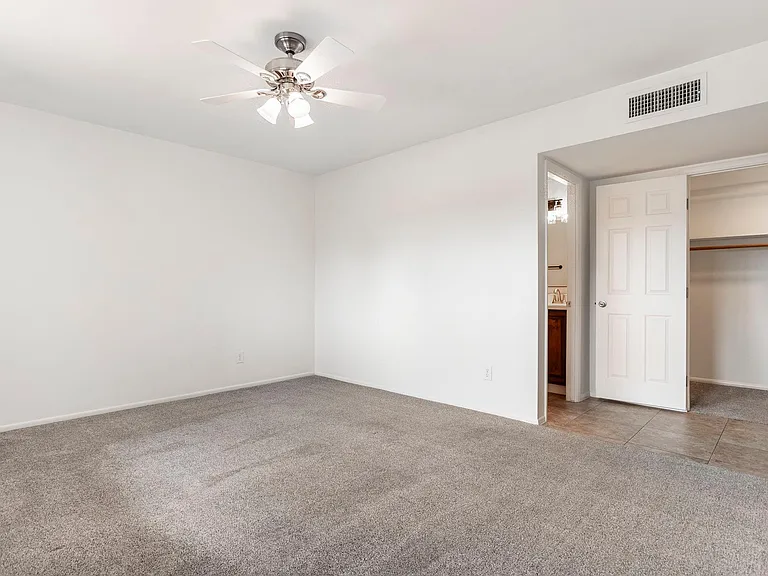 Primary Suite w/ both Walk-In Closet, Regular Closets and En-Suite Bathroom