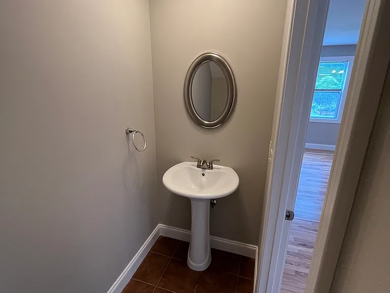 1/2 bath on main floor