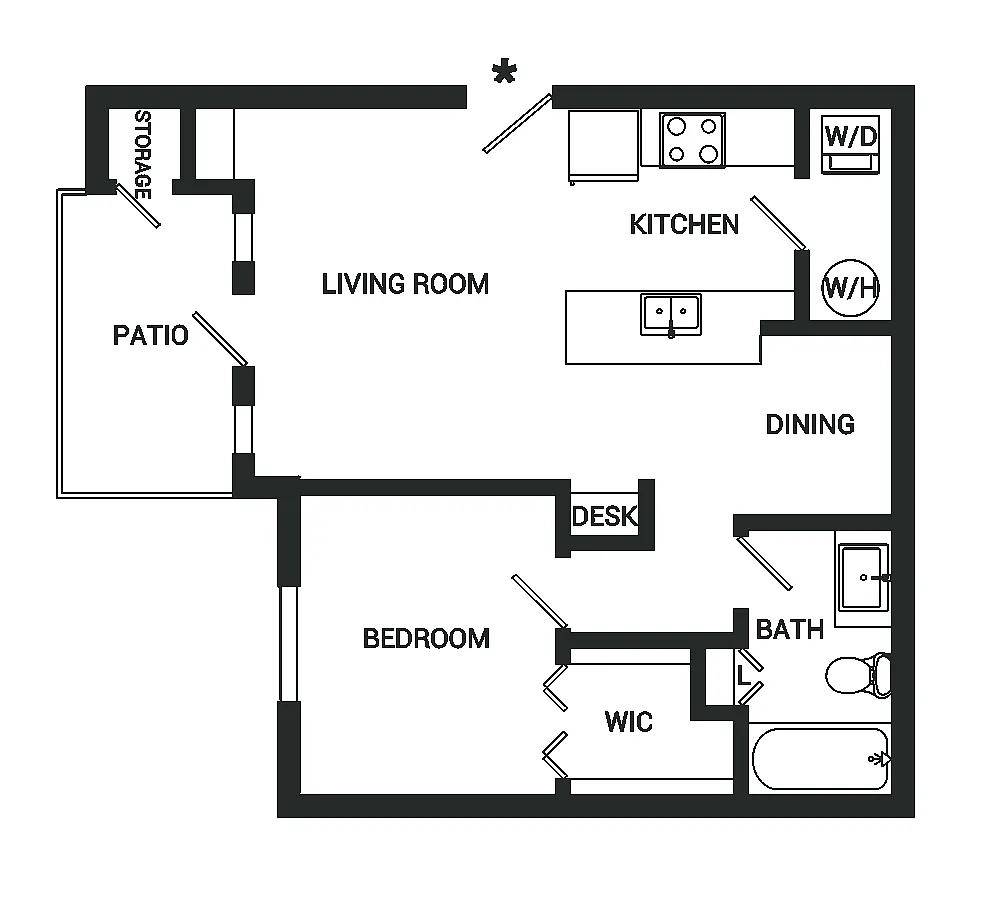 Floor plan The Hamilton