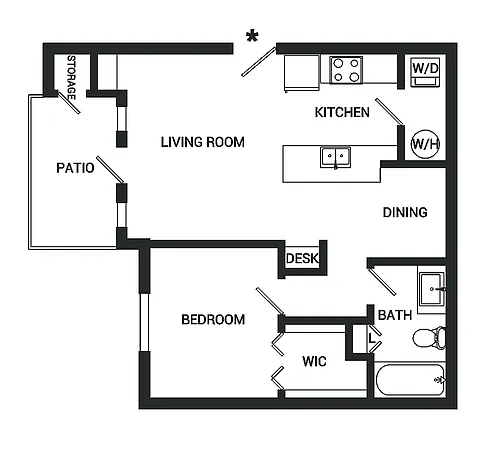 Floor plan The Hamilton