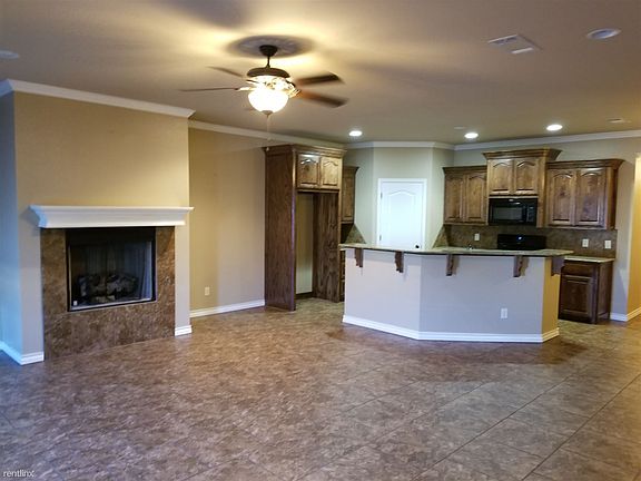 Kitchen and fire place