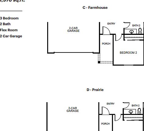 Plan 1 C - Farmhouse
