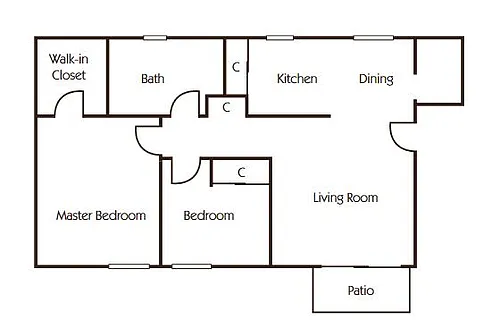 Floor plan The Rivulet