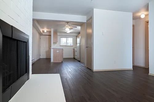Floor plan Two Bedroom One/Half Bath