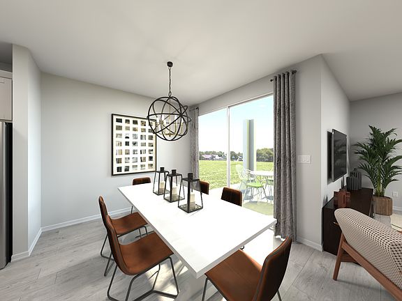 Dining Room in the Walker floorplan.