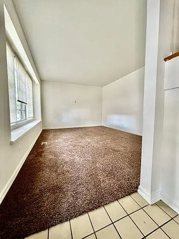 living area entering from entry door