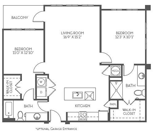 Floor plan B3