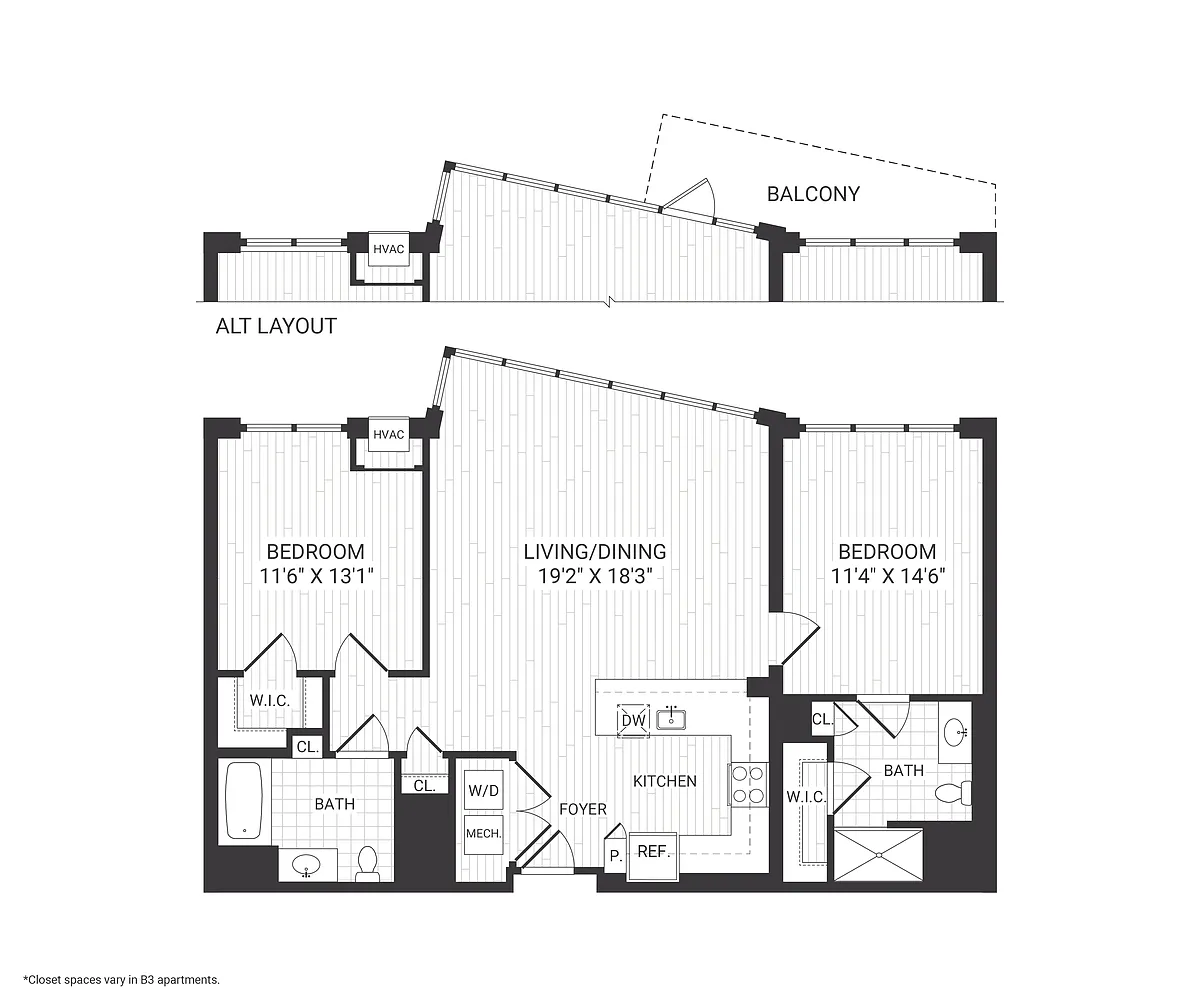 Floor plan B3