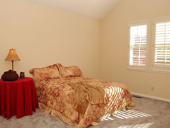 Master Suite with high ceiling