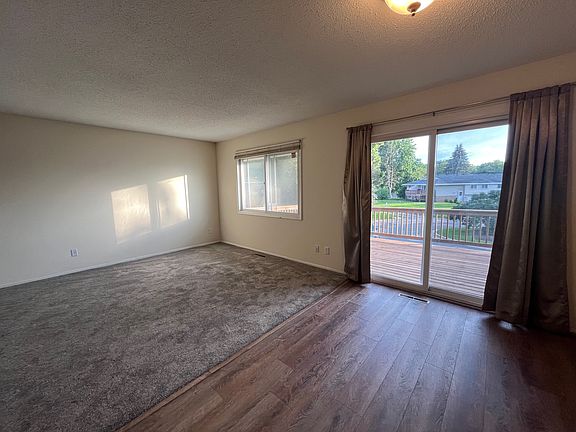 Living Room and Dining area opens up to large deck