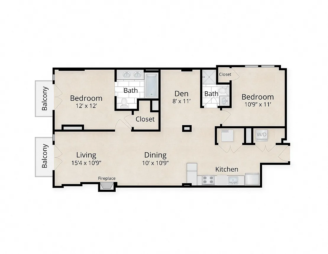 Floor plan Kalorama