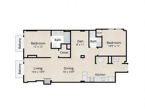 Floor plan Kalorama
