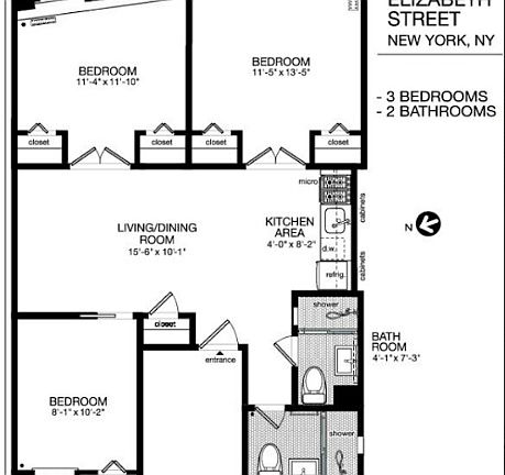 2nd image of 115 Elizabeth St APT 2A