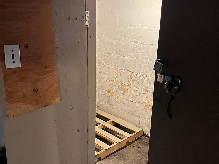 storage unit in basement