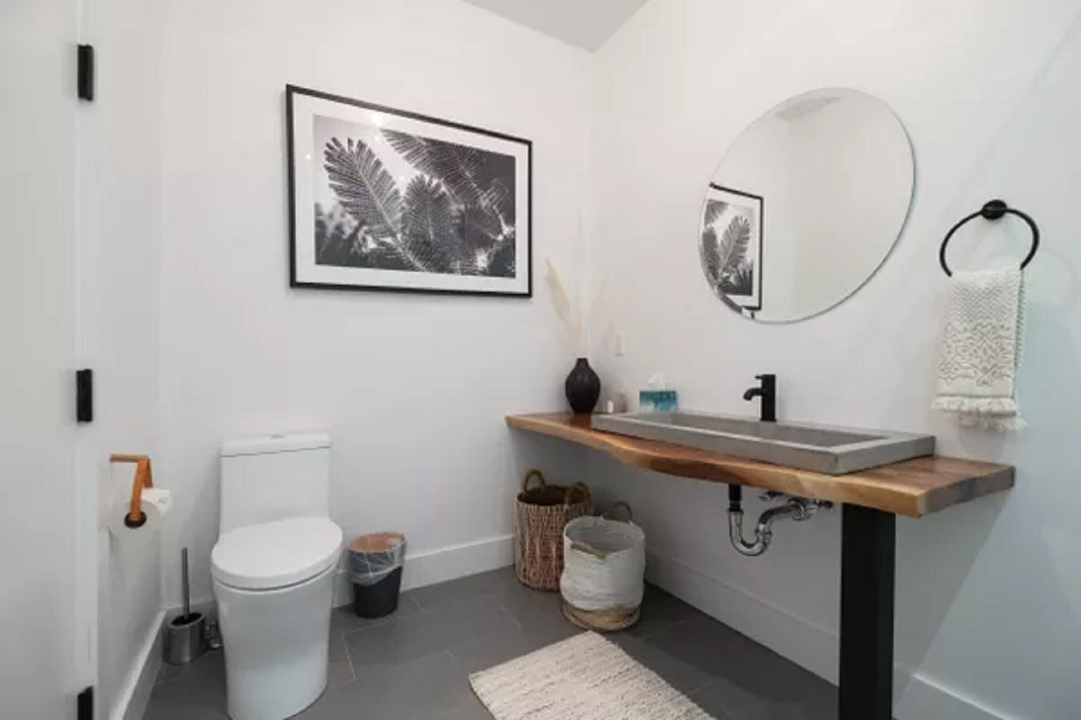 First floor bathroom off of jr primary with shower stall