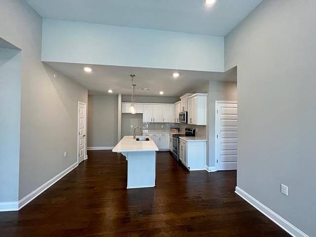 living and kitchen area