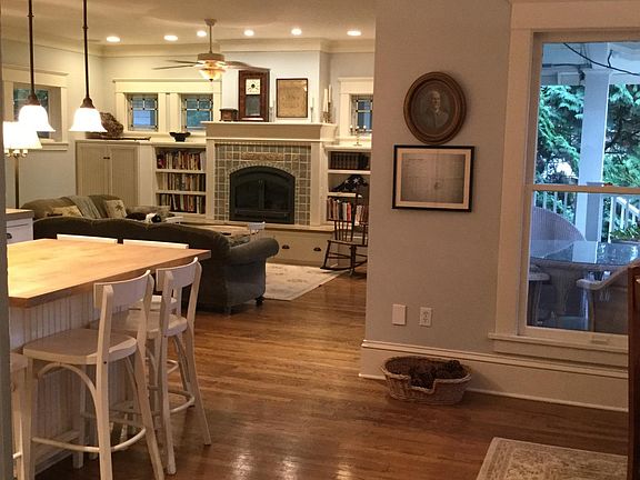 open plan kitchen / family room / dining room