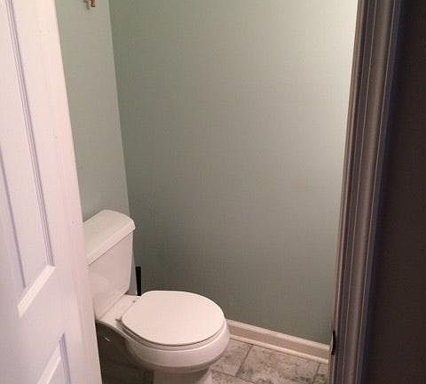 Half Bath on 1st floor