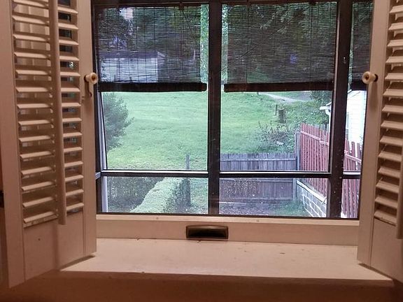 looking out kitchen window