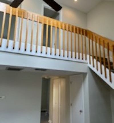 Looking upstairs to bedrooms