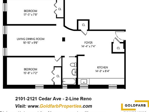 2nd image of 2121 Cedar Ave APT 2B