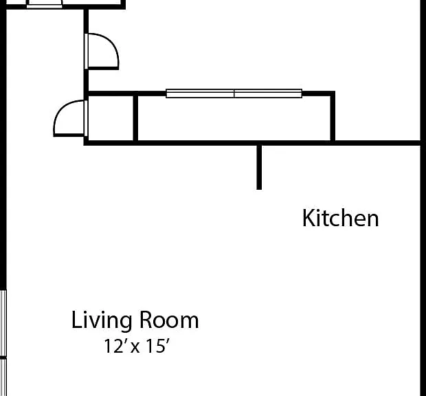 1 Bedroom layout at 408 Grove, MAP Bridgeport Apartments 1 Bedroom layout at 408 Grove, MAP Bridgeport Apartments