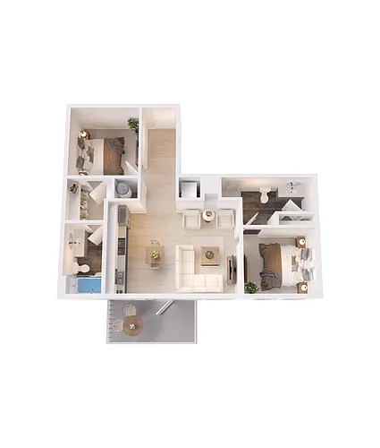 Floor plan B1
