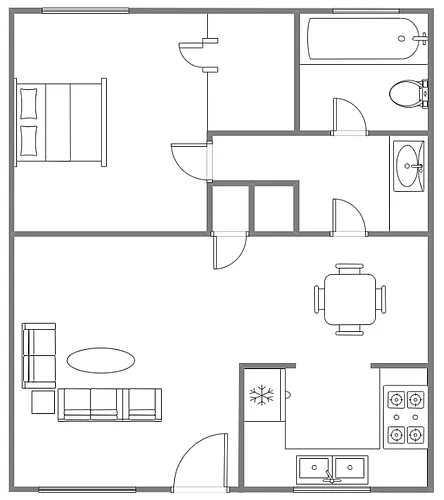 Floor plan 1/1.00
