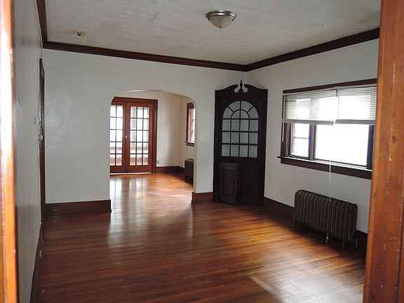 View from the dinning room into the living room