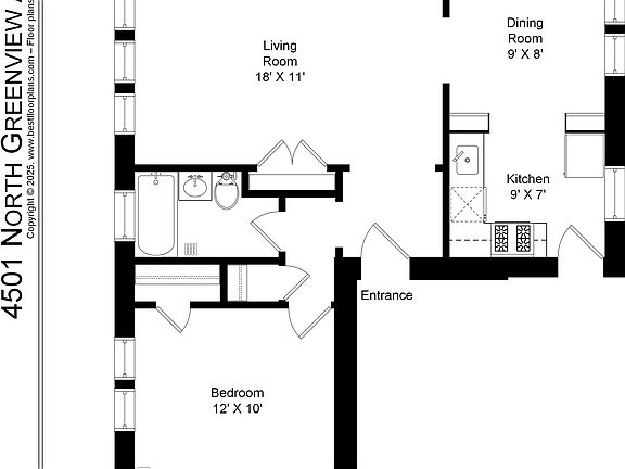 5th image of 4501 1/2 N Greenview Ave #3E