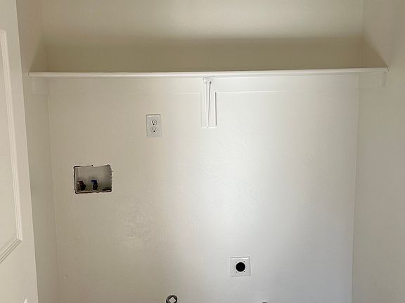 Hook Up for washer and dryer (not included)